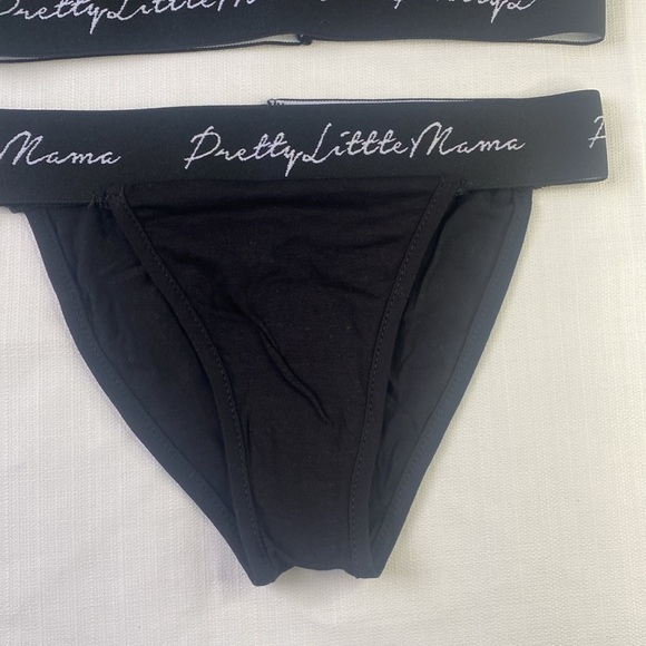 PrettyLittle MAMA Maternity Black Tape Triangle Set - Picture 3 of 11